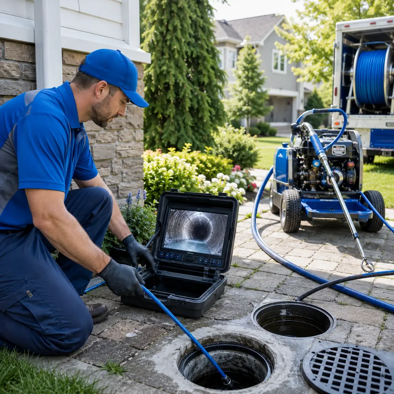 Outdoor drain cleaning professionals serving Emerson, IA